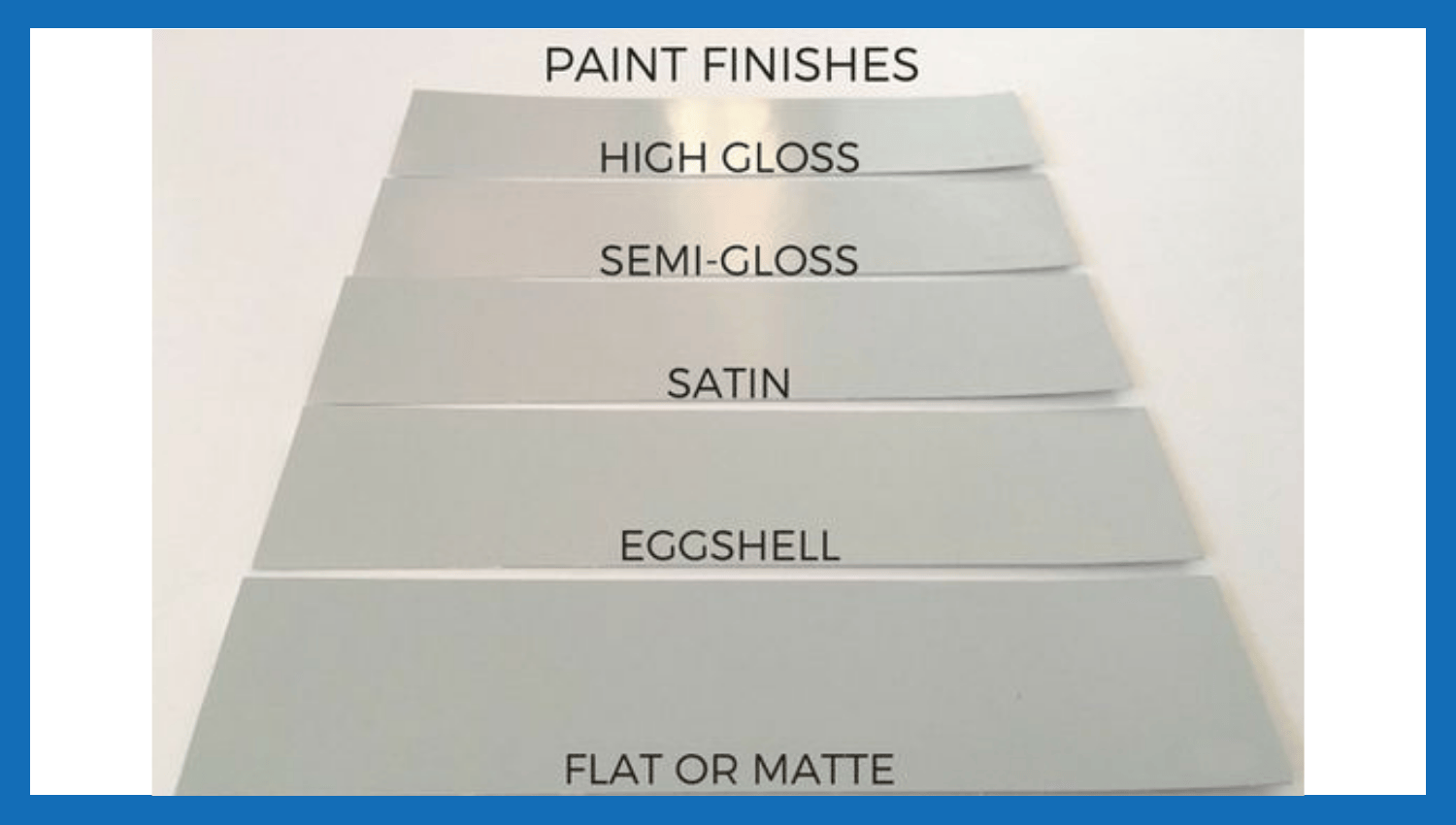 semi gloss paint finish